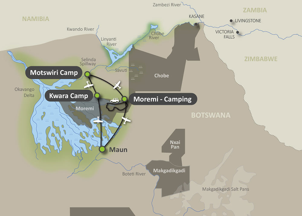 Map of the Call of the Wild Safari