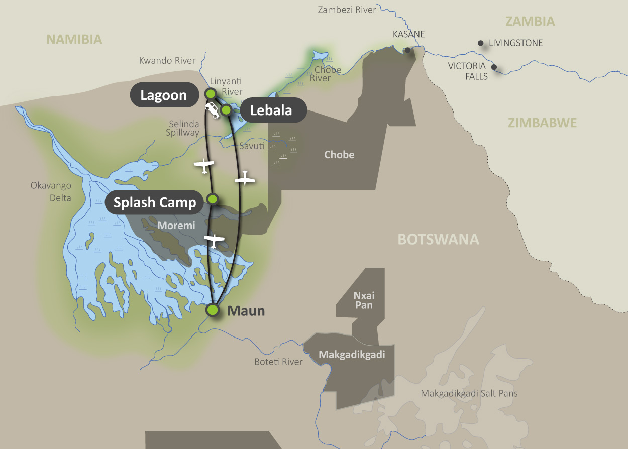 Map of the Vintage Safari