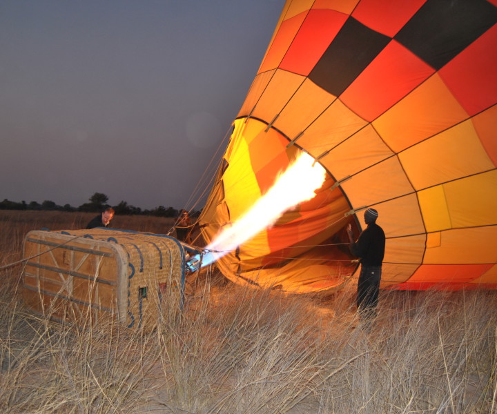 Okavango Delta hot air ballon