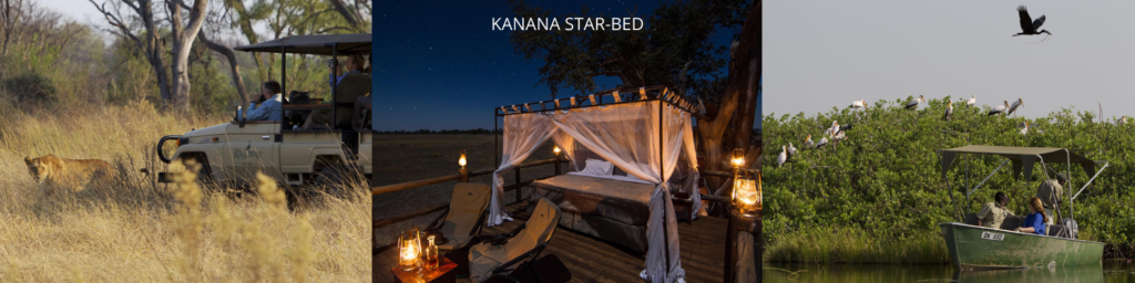 Starbed at Kanana in the Okavango Delta