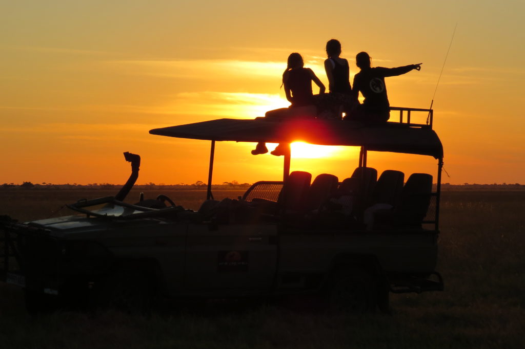 Sunset in Botswana