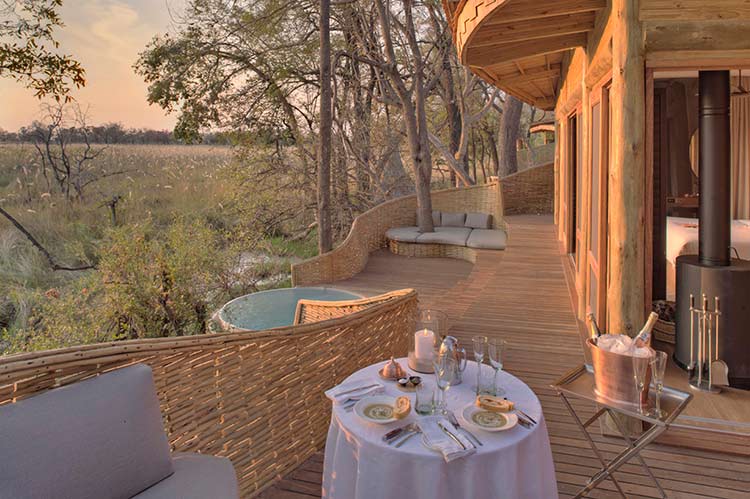 Splurge: Sandibe Okavango Delta Lodge