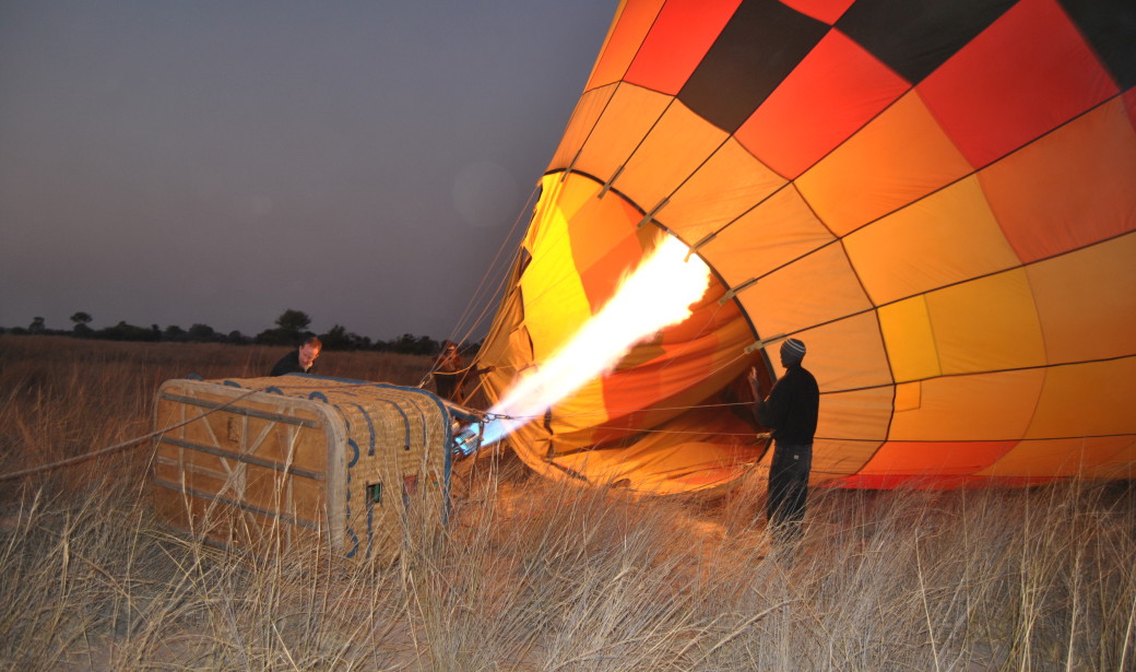 Okavango Delta hot air ballon