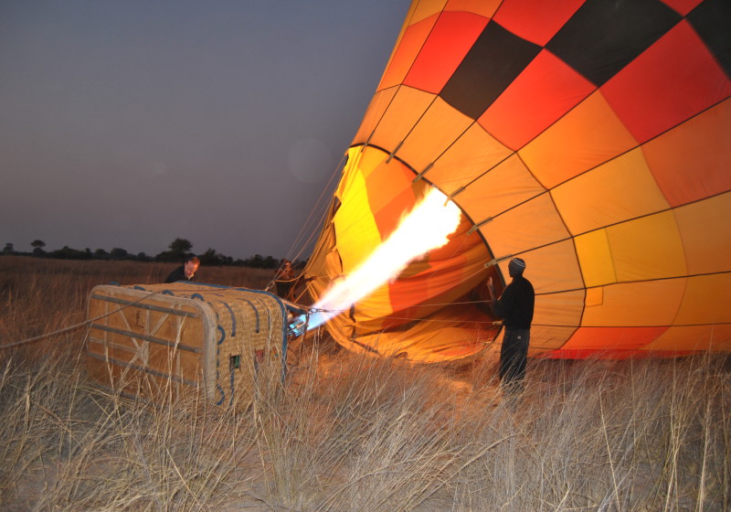 Okavango Delta hot air ballon