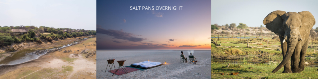 Overnight on the Makgadikgadi Salt Pans