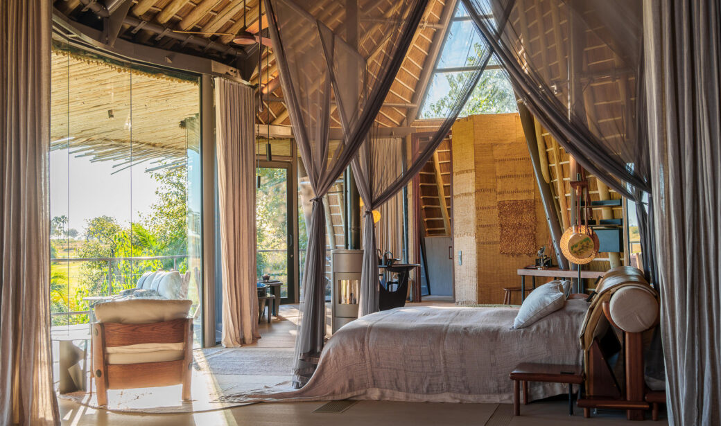 Jao Camp in the private Jao Reserve, Okavango Delta - Botswana