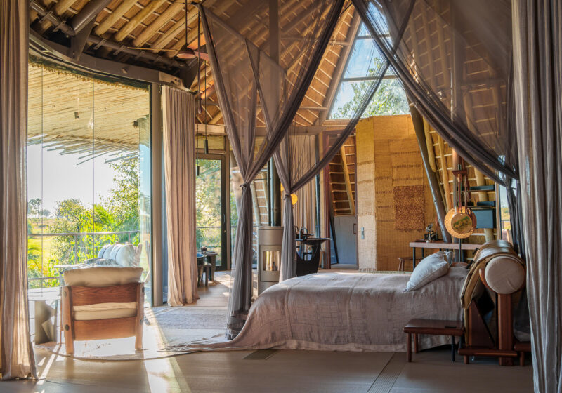 Jao Camp in the private Jao Reserve, Okavango Delta - Botswana